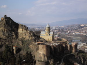 Kasteel bij de hoofdstad Tbilisi