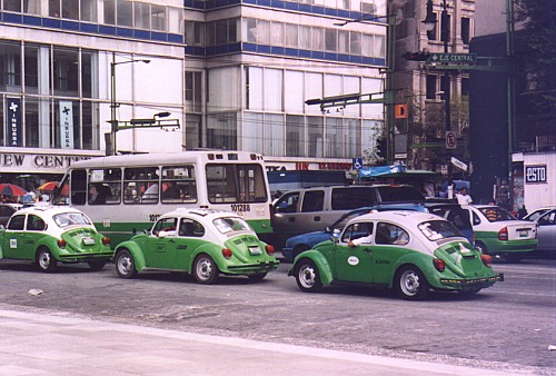 Taxi's in Mexico City