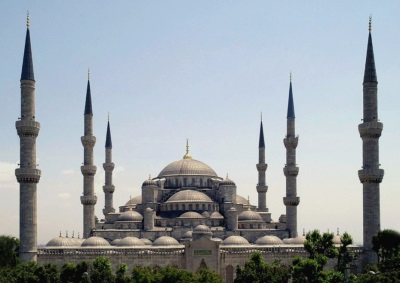 Blauwe moskee in Istanbul