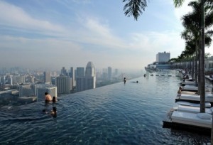 Zwembad in Marina Bay Sands Resort