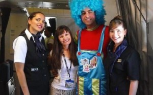 Clowns bij El Al Airlines