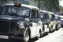 Reizen met de taxi in Londen