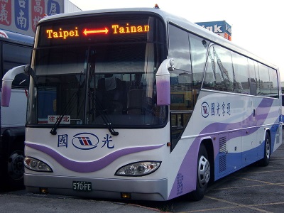 Reizen met de bus in Taiwan