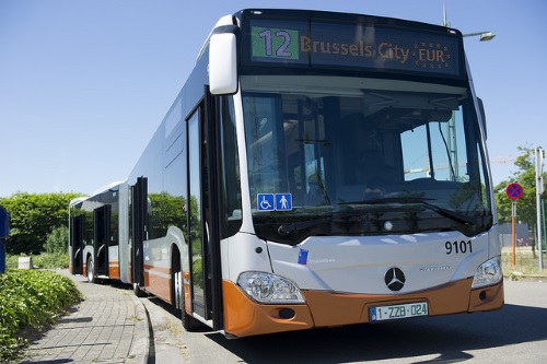 Bus in Brussel, België
