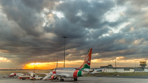 Vliegen naar Nairobi, Kenia