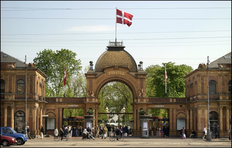 Tivoli Gardens in Kopenhagen