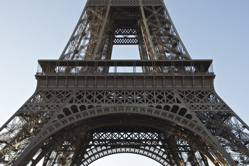 Structuur Eiffeltoren in Parijs