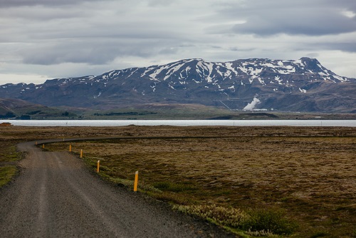 Weg in Zuid-IJsland
