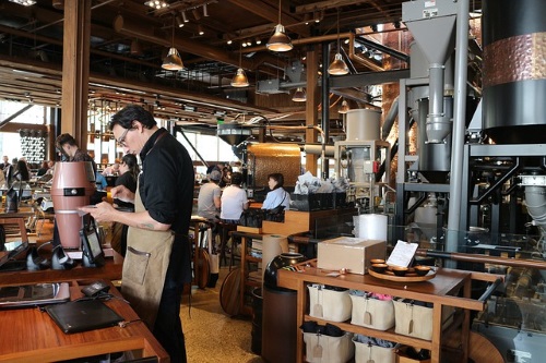 Originele Starbucks in Seattle
