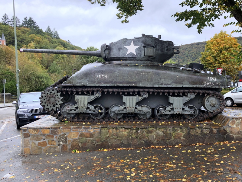 Tank in La Roche-en-Ardenne