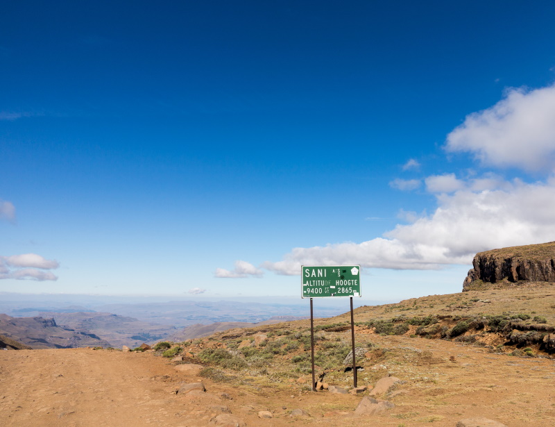Lesotho Sanipas grenspost