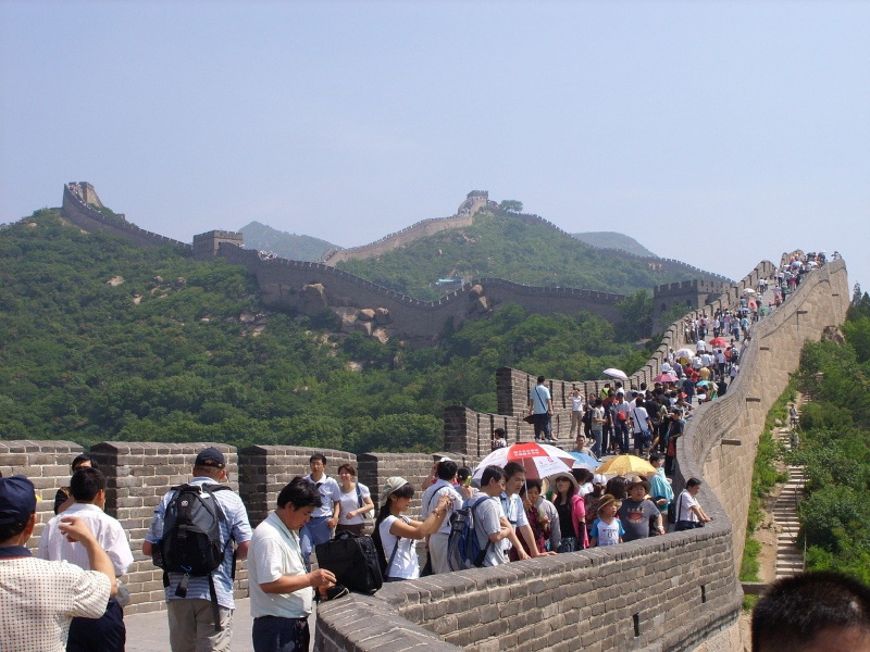Chinese Muur toeristen