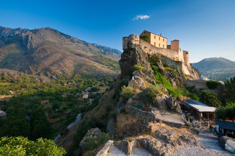 Corte citadel in Corsica