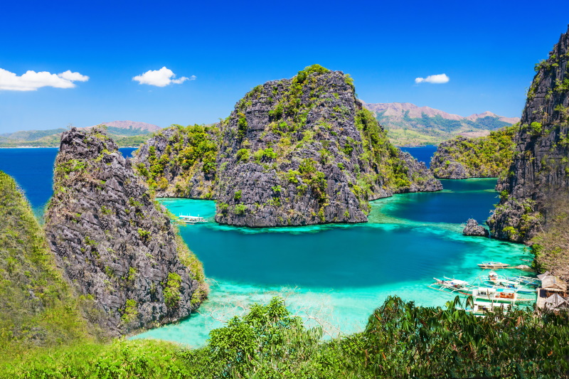 Kayangan Lake in Filipijnen