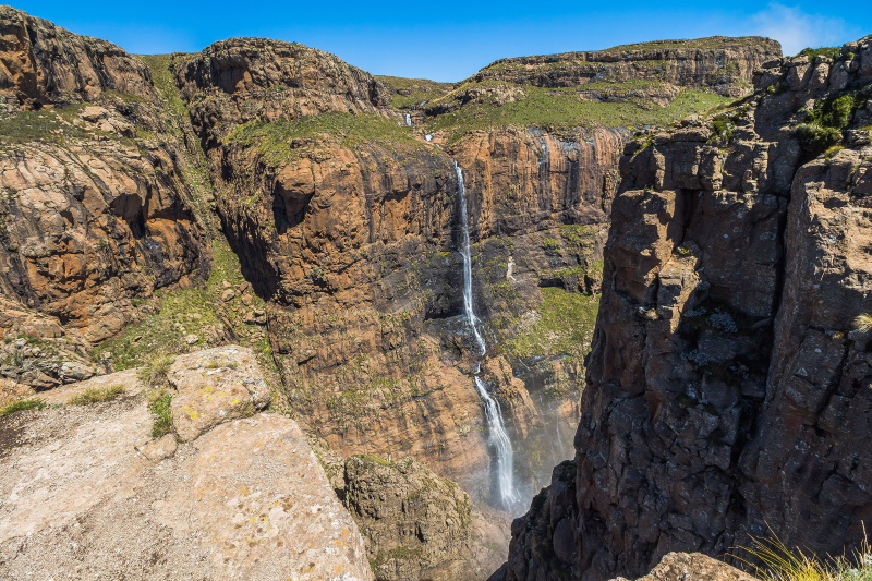 Tugela-waterval in Zuid-Afrika