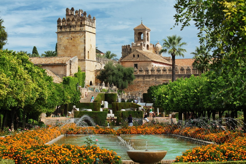 Alcazar tuinen in Córdoba