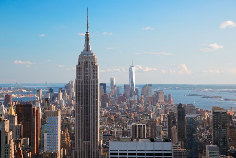 New York wolkenkrabbers Empire State Building