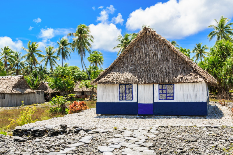 Kiribati dorpshuis