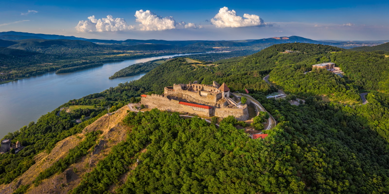 Visegrad kasteel in Hongarije
