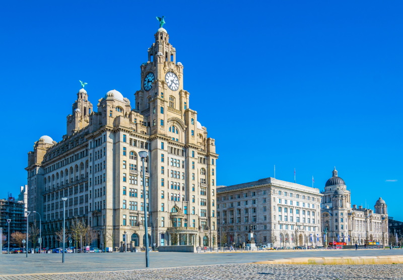 Royal Liver Building in Liverpool