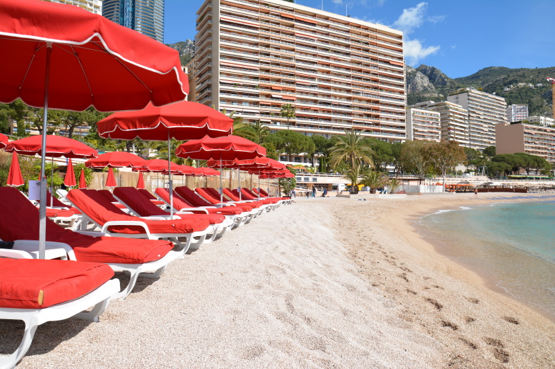 Larvotto strand in Monaco