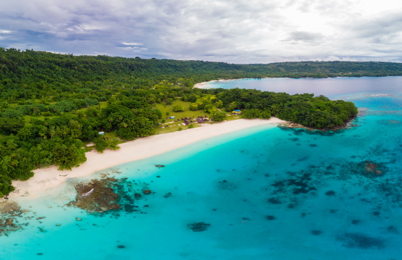 Champagne Beach in Vanuatu
