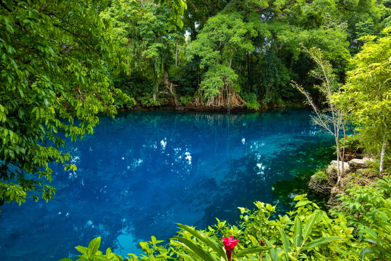 Matevulu Blue Hole in Vanuatu