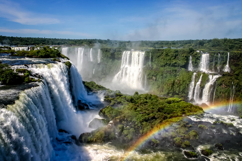 Iguacu watervallen in Brazilië