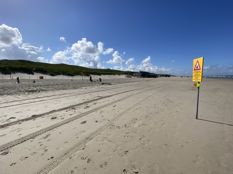 Callantsoog strand bord