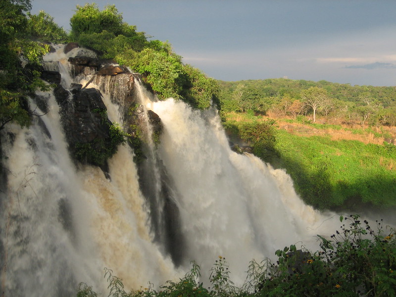 Boali-watervallen in Centraal-Afrikaanse Republiek