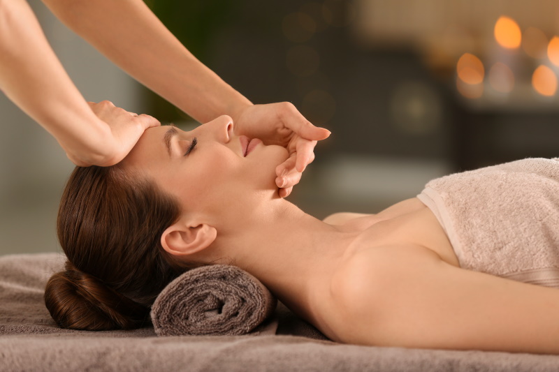 Huidverzorging massage