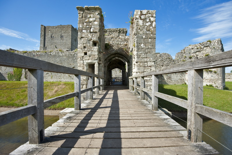 Portchester Castle in Portsmouth