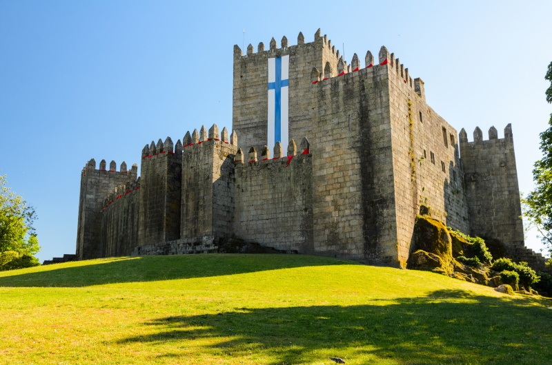 Guimaraes kasteel in Portugal
