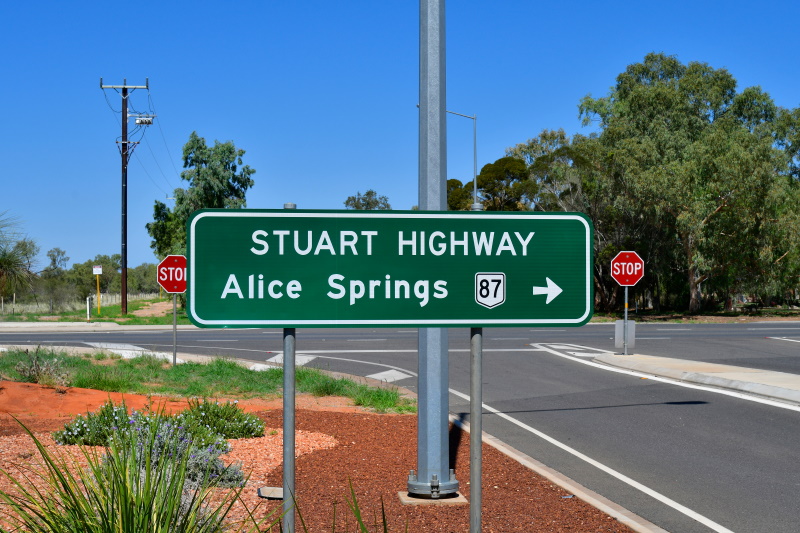 Alice Springs weg