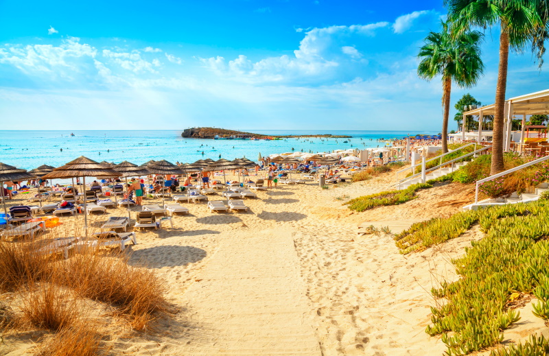 Nissi Beach in Cyprus