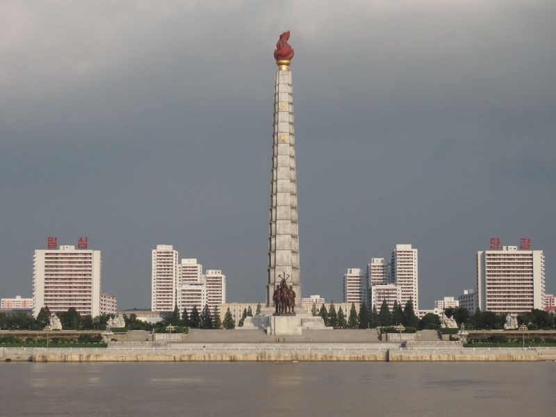 Juche Tower in Noord-Korea