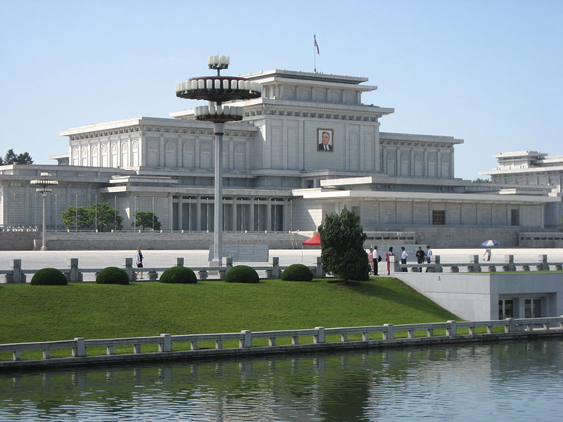 Mausoleum in Pyongyang Noord-Korea
