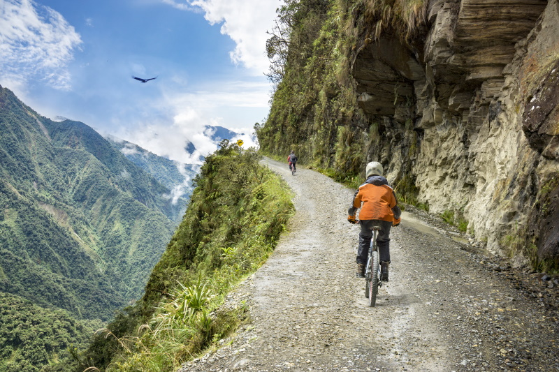 Yungas Road in Bolivia
