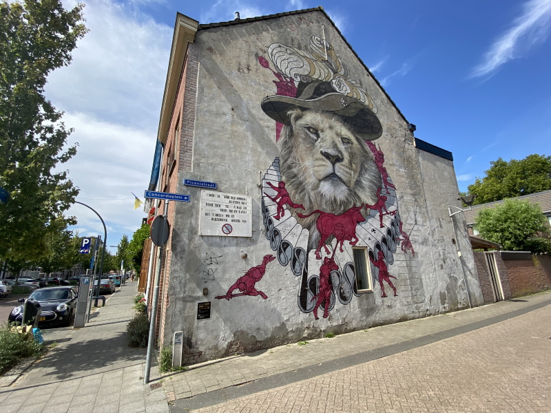 Breda Blind Walls Gallery leeuw