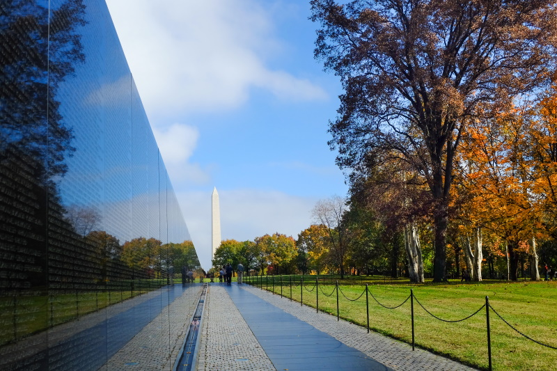 Vietnam Veterans Memorial in Washington DC