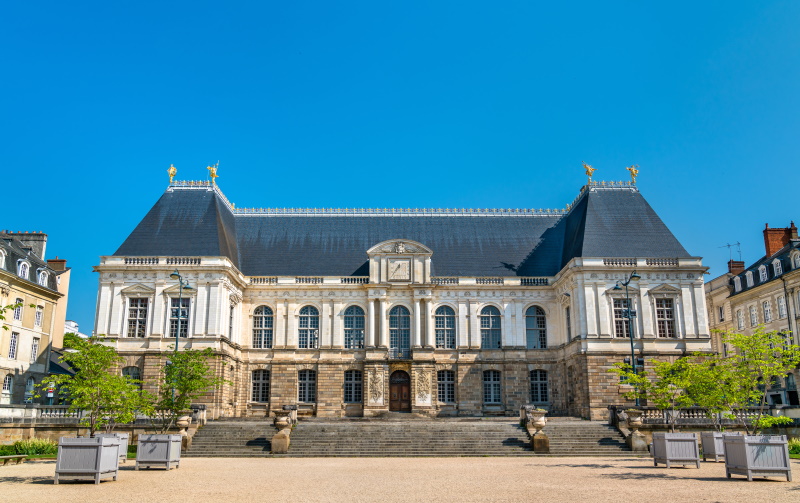 Parlementsgebouw in Rennes Bretagne
