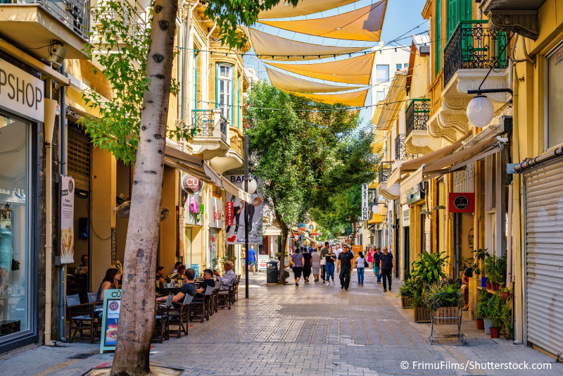 Ledra Street in Nicosia